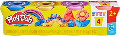 Play-Doh - Play-Doh Metallic Glans - 4 Kleipotjes