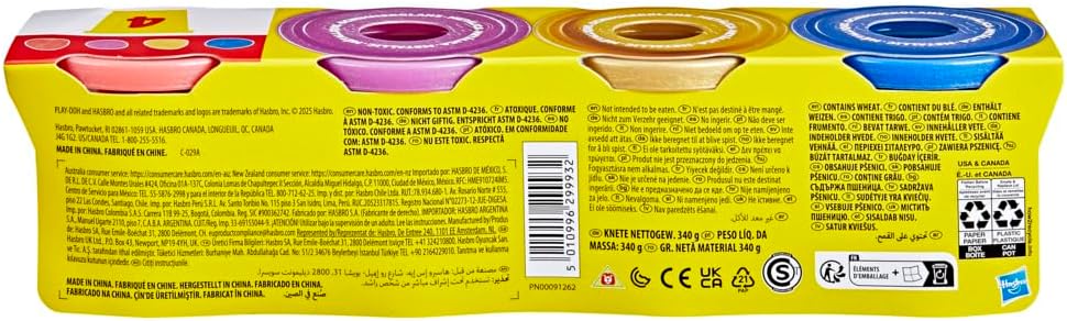 Play-Doh - Play-Doh Metallic Glans - 4 Kleipotjes