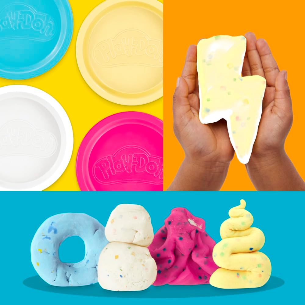 Play-Doh - Play-Doh Confetti - 4 Kleipotjes