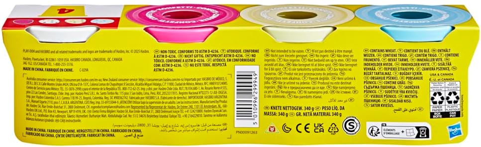 Play-Doh - Play-Doh Confetti - 4 Kleipotjes