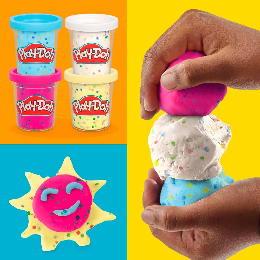 Play-Doh - Play-Doh Confetti - 4 Kleipotjes