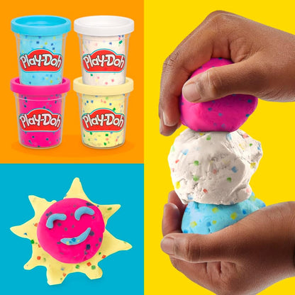 Play-Doh - Play-Doh Confetti - 4 Kleipotjes