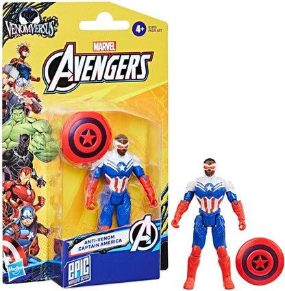 Marvel Avengers VenomVersus Epic World of Action Anti-Venom Captain America Figure