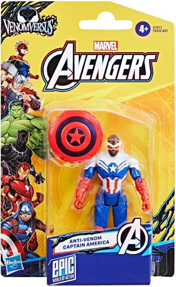 Marvel Avengers VenomVersus Epic World of Action Anti-Venom Captain America Figure