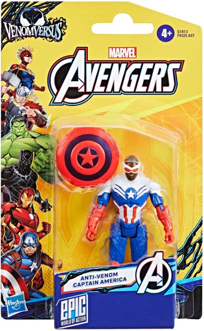 Marvel Avengers VenomVersus Epic World of Action Anti-Venom Captain America Figure