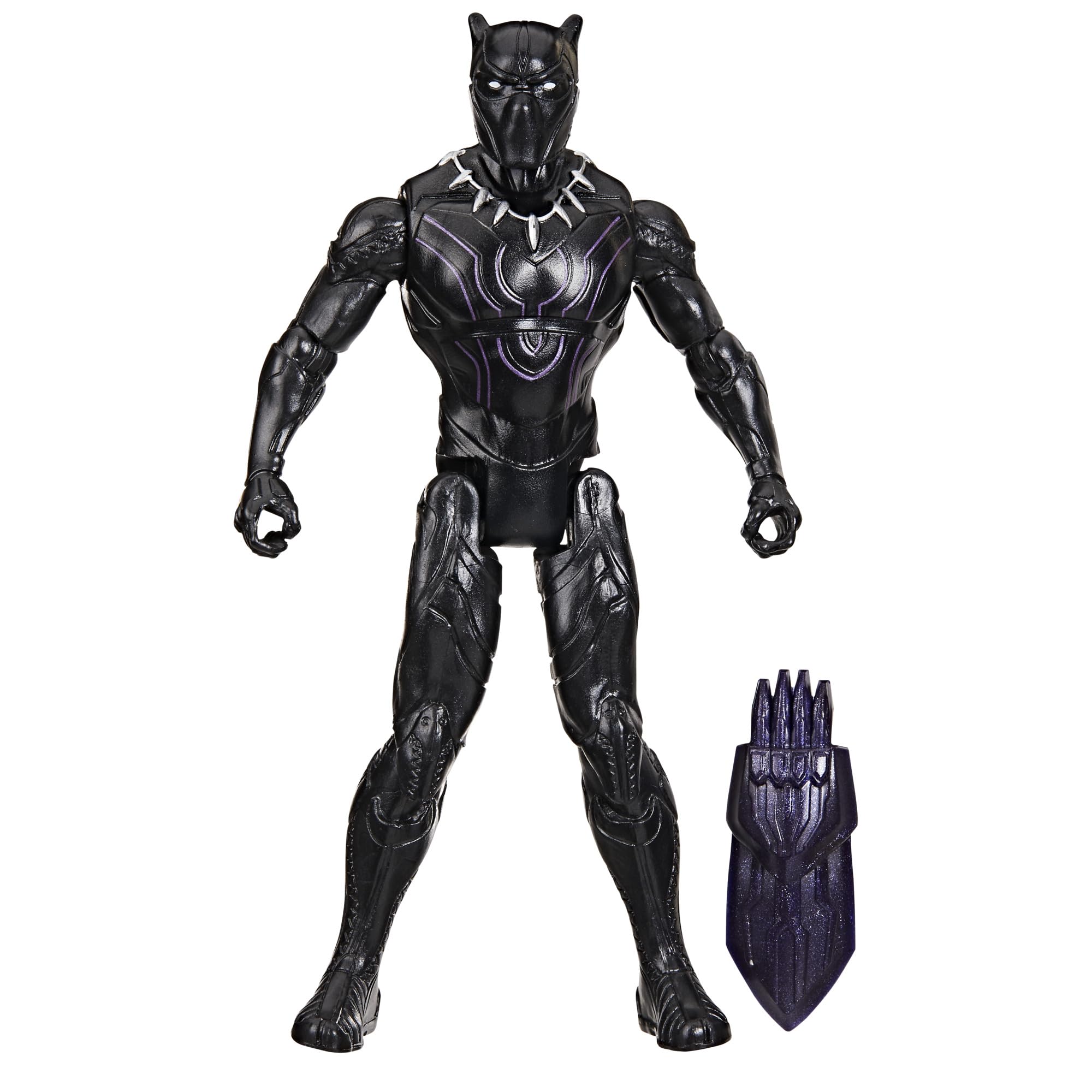Marvel Avengers VenomVersus Epic World of Action Anti-Venom Black Panther 4-Inch Action Figure, Symbiote-Inspired Marvel Toy, Clip-On Battle Gear, Collectible Superhero Figure for Kids Boys & Girls 4+