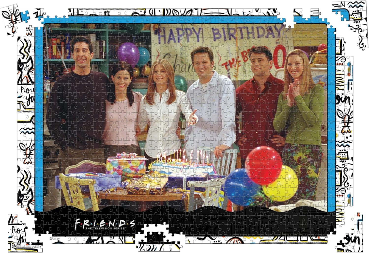 Top Trumps Friends Birthday 1000 Pc Jigsaw Puzzle (WM00940-ML1-6