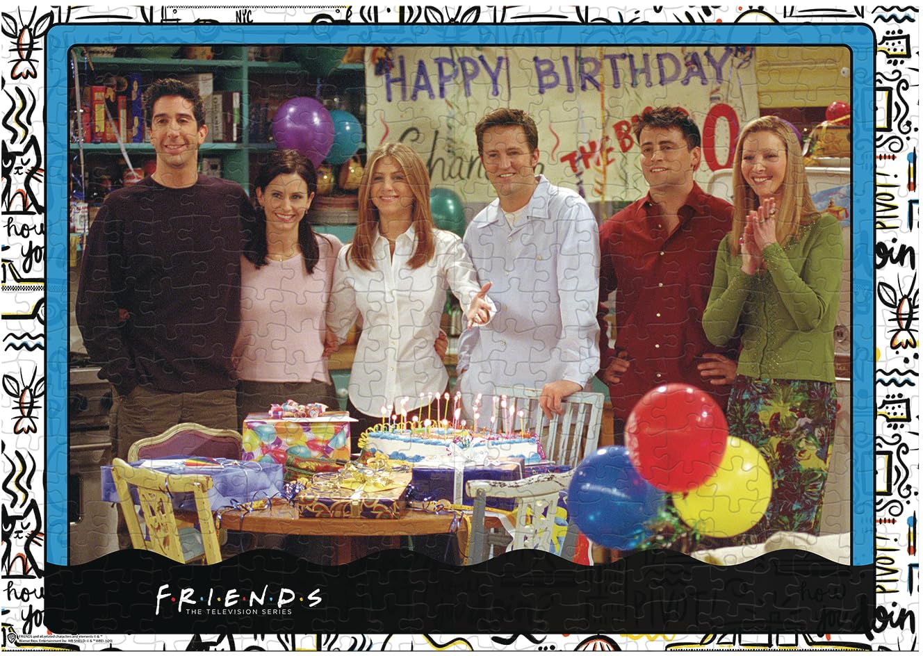 Top Trumps Friends Birthday 1000 Pc Jigsaw Puzzle (WM00940-ML1-6