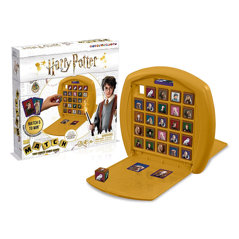 Winning Moves Top Trumps Match Harry Potter Puzzle Game, Set 5 Same Characters to Win, Ideal Game for Kids Aged 4+, WM02004-ML1-6, White