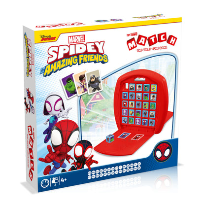 Top Trumps Spidey and Friends Match - Children's Games from 4 Years - Game for 2 Players - Games for Children - Logic Game - Strategy Games - Board Game