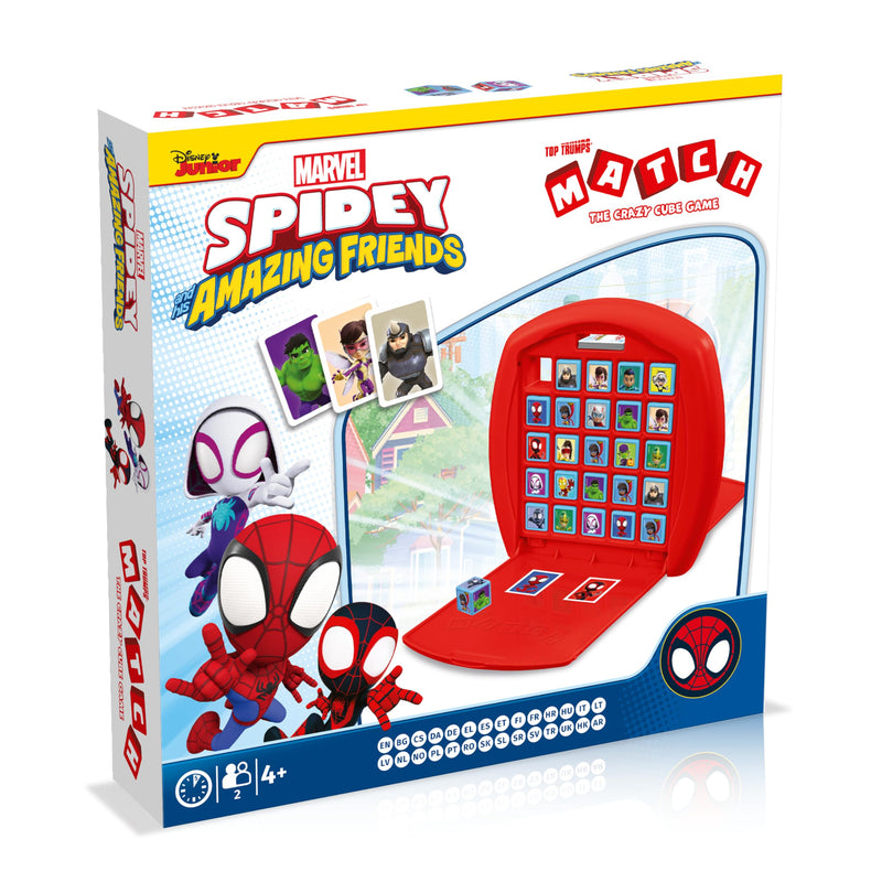Top Trumps Spidey and Friends Match - Children's Games from 4 Years - Game for 2 Players - Games for Children - Logic Game - Strategy Games - Board Game