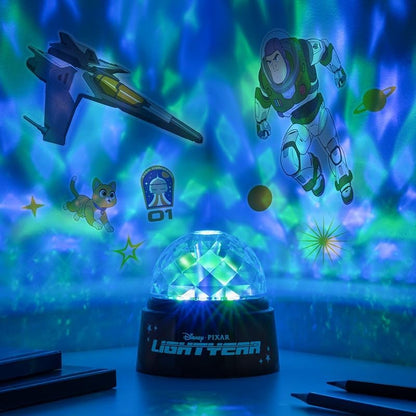 Paladone Buzz Lightyear Projection Light and Wall Decals Set, Officially Licensed Merchandise