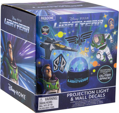 Paladone Buzz Lightyear Projection Light and Wall Decals Set, Officially Licensed Merchandise
