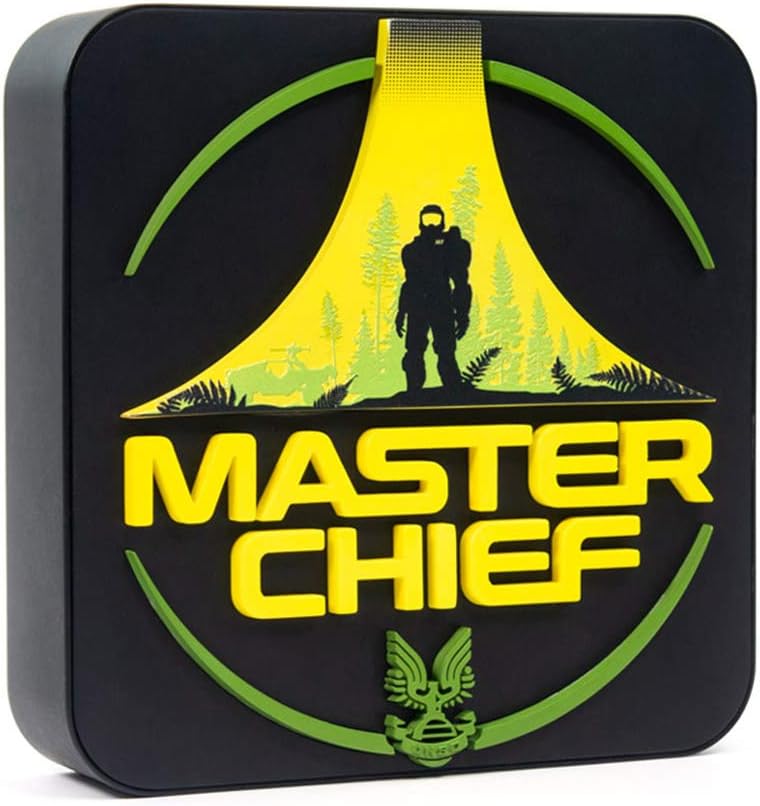 Numskull Official Halo - Master Chief Desk/Wall Mounted 3D Lamp