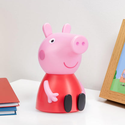 Peppa Pig Figure Lamp with Sound - Officially Licensed Baby Night Light, Kids Bedroom Accessories & Decor| Paladone
