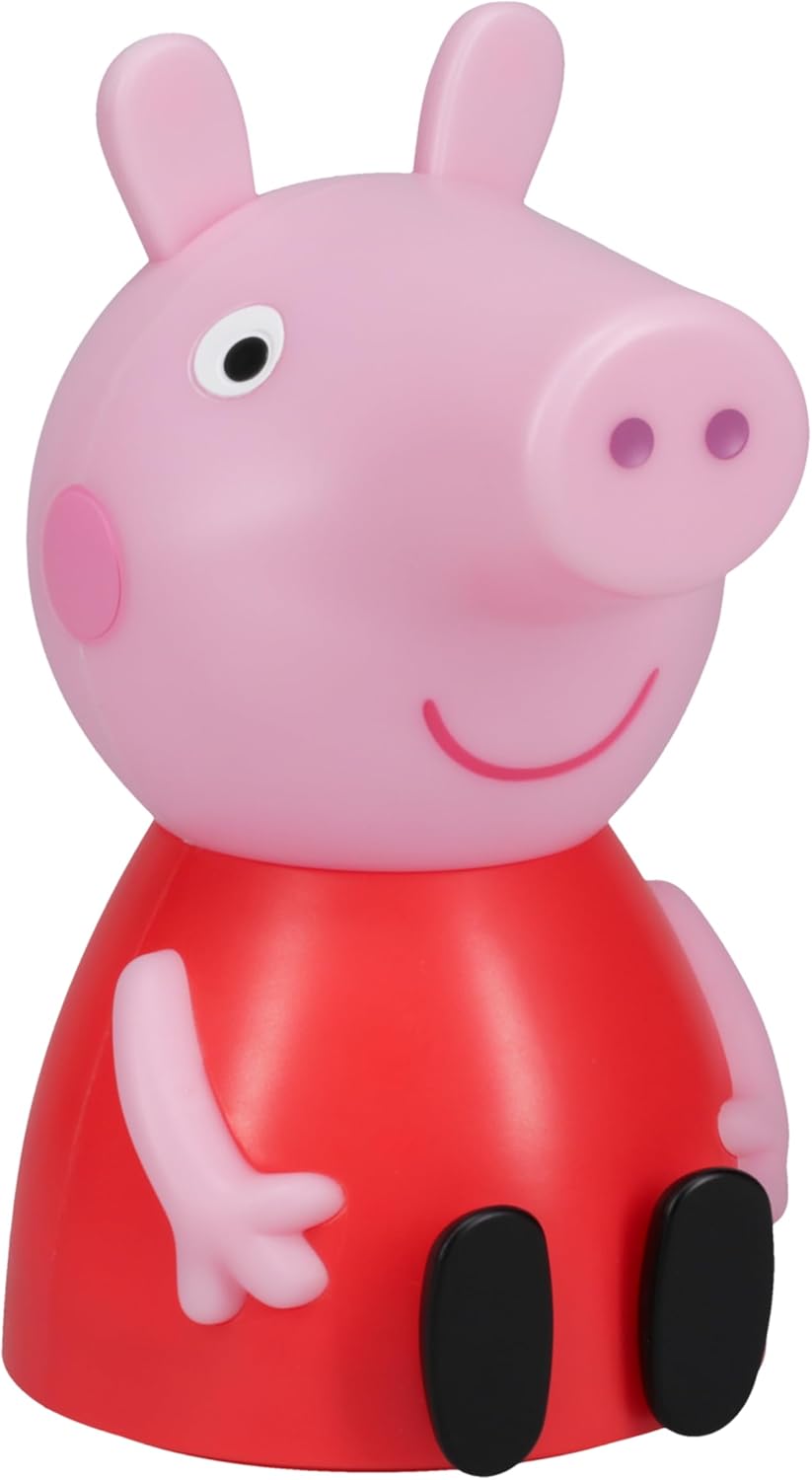 Peppa Pig Figure Lamp with Sound - Officially Licensed Baby Night Light, Kids Bedroom Accessories & Decor| Paladone