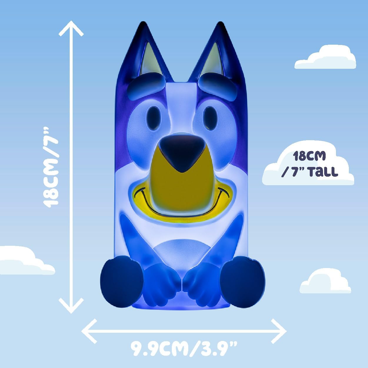 Paladone: Bluey - Light With Sound (Pp14334Blu)