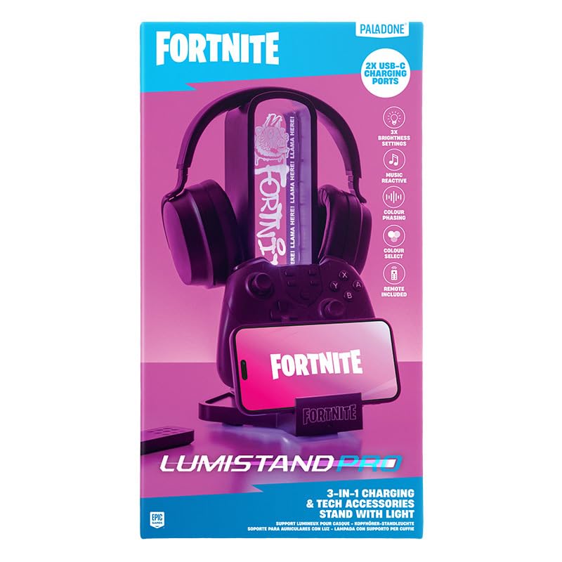 Paladone: Fortnite - Desk Headphone Stand With Light (Pp14509Fo)