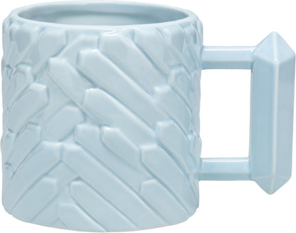 Paladone Superman Fortress of Solitude Shaped Mug, Officially Licensed DC Comics 650ml Ceramic Coffee Cup, Oversized for Tea, Hot Chocolate and More, Superhero Gifts, Blue