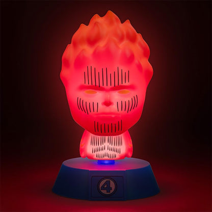 Paladone Human Torch Icon Light, 13 cm Size, Red