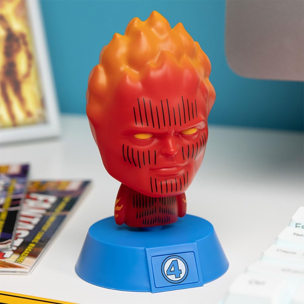 Paladone Human Torch Icon Light, 13 cm Size, Red