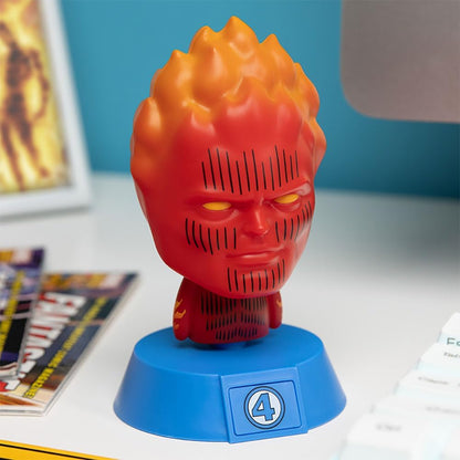 Paladone Human Torch Icon Light, 13 cm Size, Red