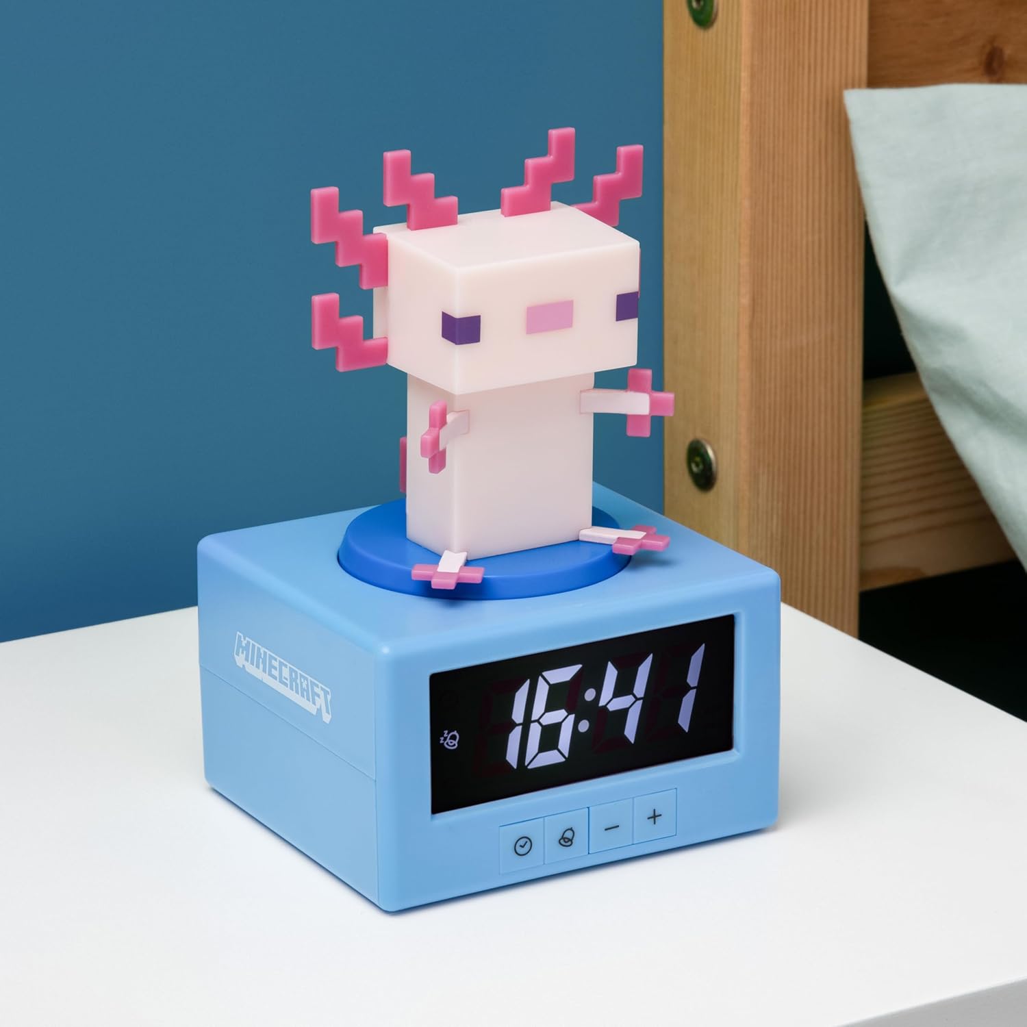 Paladone Icons: Minecraft - Axolotl Alarm Clock (Pp15043Mcf)
