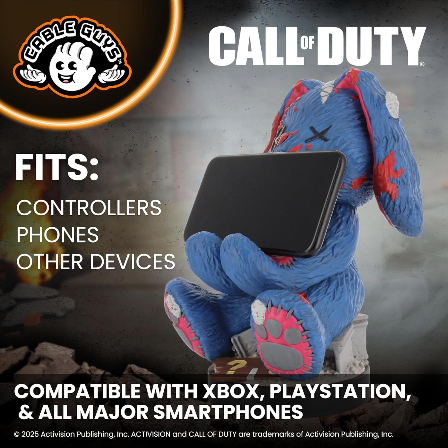 Cableguys Call of Duty Mr Peeks Controller Halter & Handy Ständer - Gaming Zubehör für Schreibtisch-Setup, Ständer Kompatibel mit Xbox-, PlayStation- & den meisten Standard-Controllern