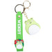 Fizz Creations Squishmallows Wendy Wristlet Keyring 3D Keychain with Charm & PVC Wrist Strap. Officially Licensed Squishmallows Key Ring