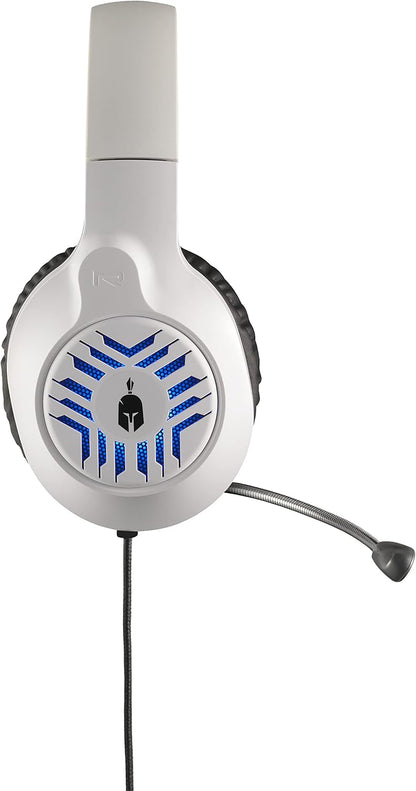 Spartan Gear - Medusa Wired Headset (Compatible with PCPS4PS5.XBOX1XBOX series x/sSwitch) White/Black