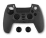Spartan Gear - Controller Silicon Skin Cover and Thumb Grips (compatible with playstation 5) (colour: Black