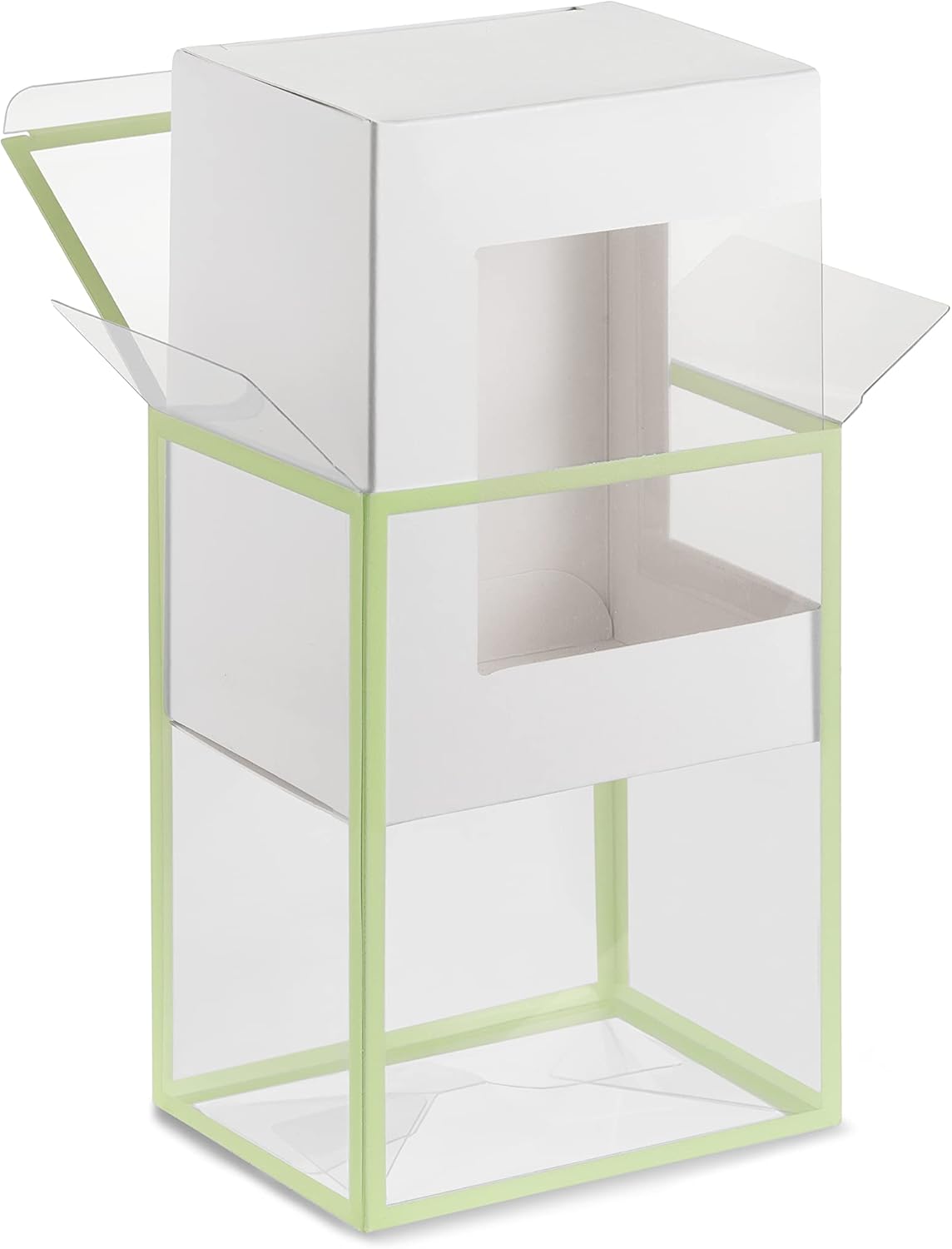 Protective Case 0.5 mm Thickness for Funko POP! Figures 4 Inches, Pack of 12 (Shrink Wrap) (Glow in The Dark: Green