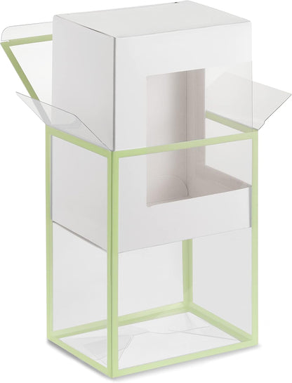 Protective Case 0.5 mm Thickness for Funko POP! Figures 4 Inches, Pack of 12 (Shrink Wrap) (Glow in The Dark: Green