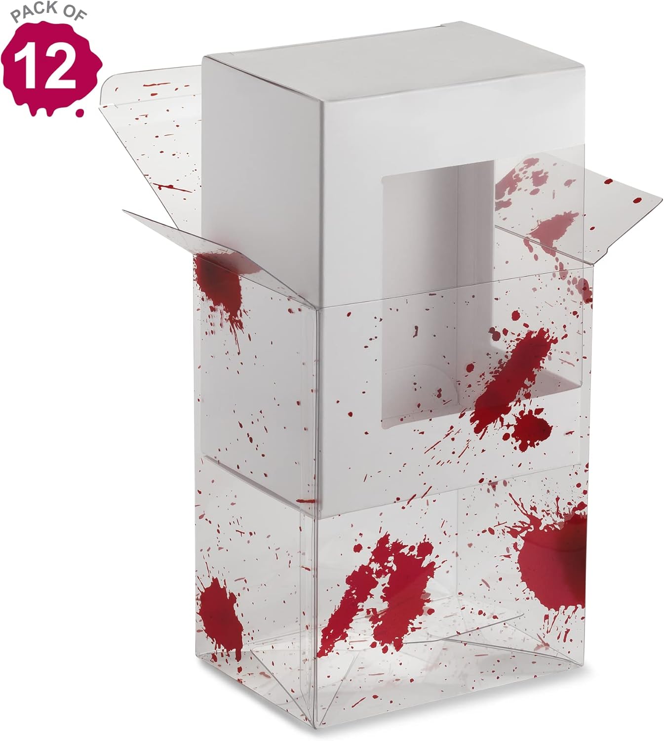 Enarxis 077640 77640 Protective Case 0.5 mm for Funko Pop Figures 4 Inches, Blood Splattered, 4”