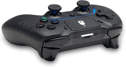 Spartan Gear - Aspis 4 Wired & Wireless Controller (Compatible With Pc [Wired] And Playstation 4 [Wireless]) (Colour: Bl