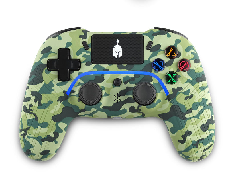 Spartan Gear - Aspis 4 Wired & Wireless Controller (Compatible With Pc [Wired] And Playstation 4 [Wireless]) (Colour: Gr
