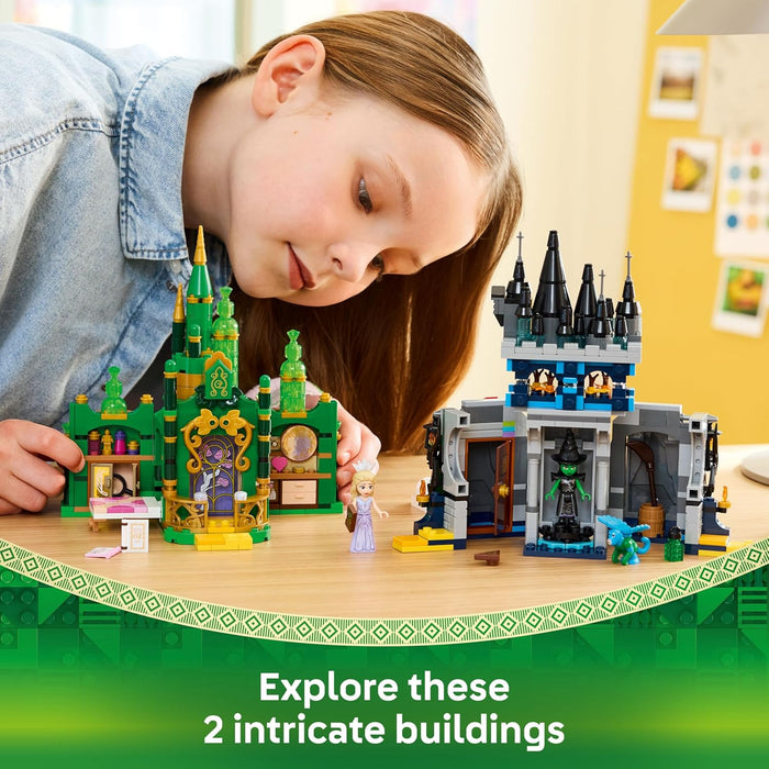 LEGO Wickid 75689 Emerald City and Chiamo Ko Castle Toy Birthday Present Blocks Girls Boys Children 9 Years Old 10 Years Old 11 Years Old Elementary School Pretend Play Doll