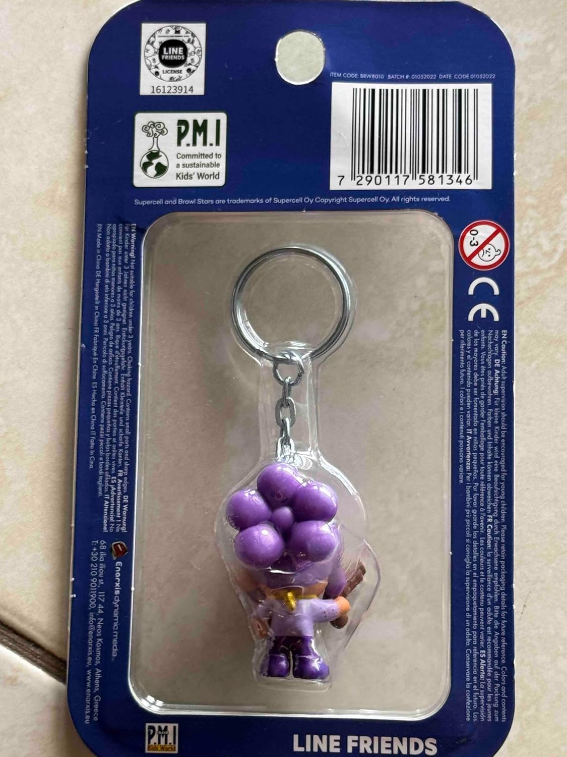Brawl Stars P.M.I Figural Keychains - 1 Pack (S1) (Random) (BRW8010