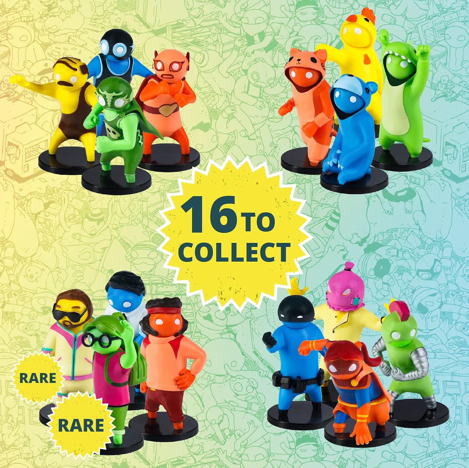 Toikido GB2040 Figures, 5 Pack Blister Pack
