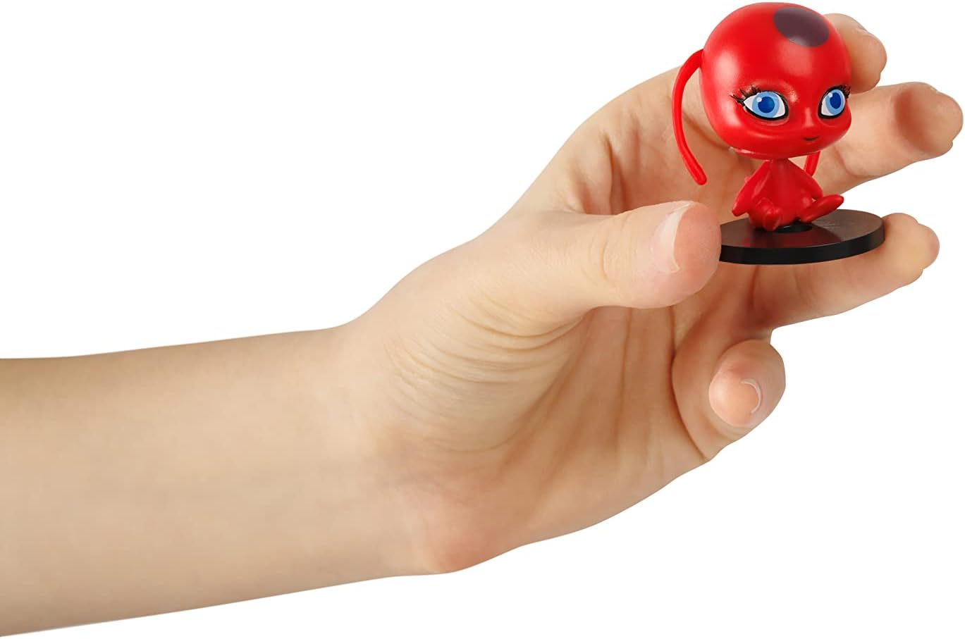 Miraculous Toppers 3 Pack - Ladybug Collectible Mini Figures, Randomly Selected, for Boys & Girls 3 Years Old and up, Figurines May Vary from Pack to Pack