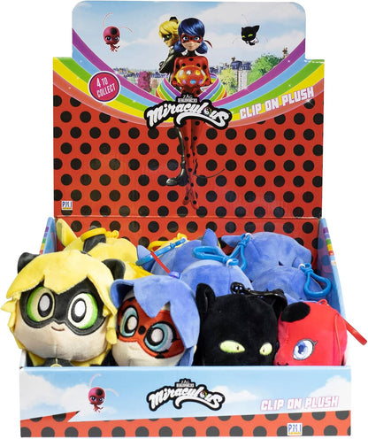 P.M.I. Miraculous Clip On Plush Characters (S1) (Random) (MLB7004