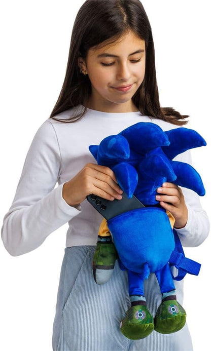 Sonic 45 cm Plush Figure Backpack