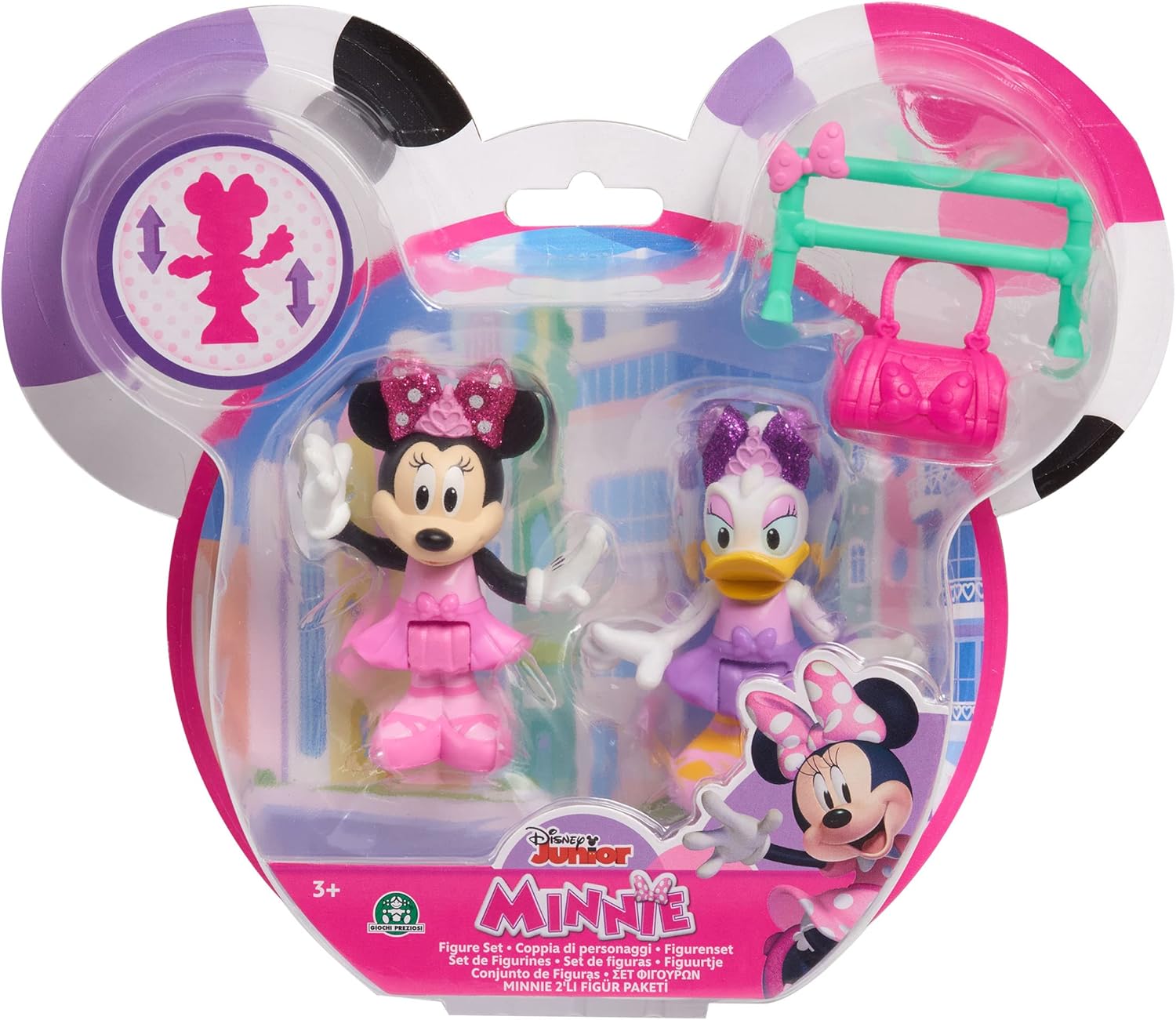 Giochi Preziosi Disney Minnie: 2 Pack Figure Set (7.5Cm) (Random) (Mcn17110)