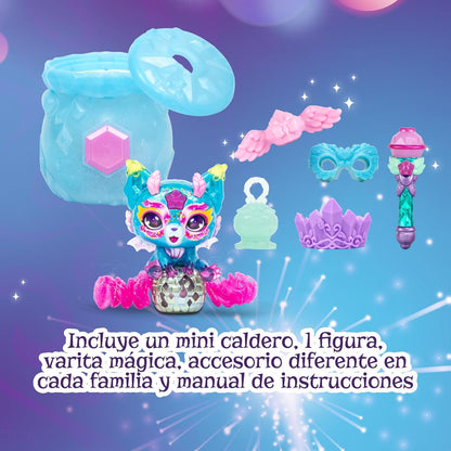 Giochi Preziosi Magic Mixies: Mixlings S4 - Collector`S Cauldron Figure (Mg014000)