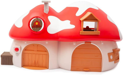 The Smurfs, Fire Station Playset with Mechanical and Electronic Functions, Includes Exclusive 2.25 Inch Smurf Figure and Accessories, As Seen on TV, Ages 3+