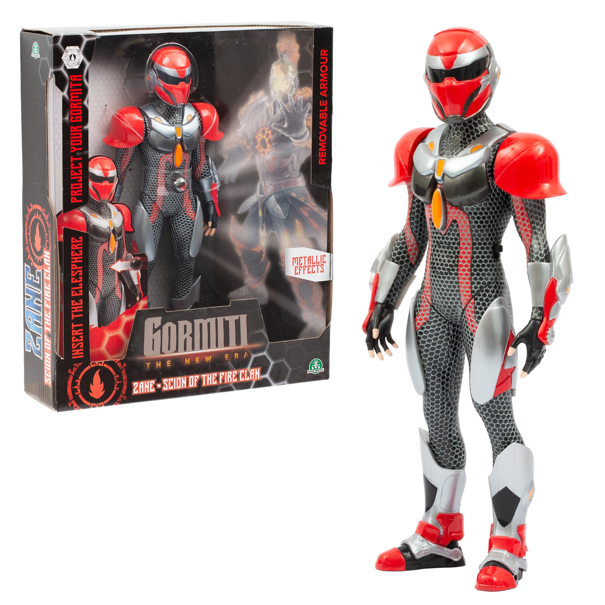Giochi Preziosi Gormiti: The New Era - Zane Scion Of The Fire Clan Action Figure (Grv05300)