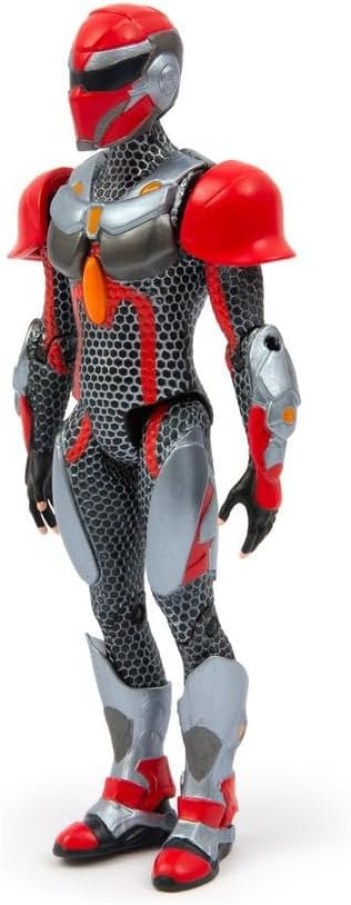 GORMITI THE NEW ERA, Scion of the Fire Clan Zane Action Figure, 15cm Articulated Character with Silver Effect Armour, Highly Detailed Collectible Toy for Kids Aged 4+