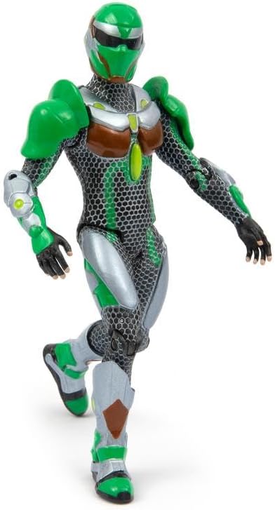 GORMITI THE NEW ERA, Scion of the Earth Clan Glen Action Figure, 15cm Articulated Character with Silver Effect Armour, Highly Detailed Collectible Toy for Kids Aged 4+