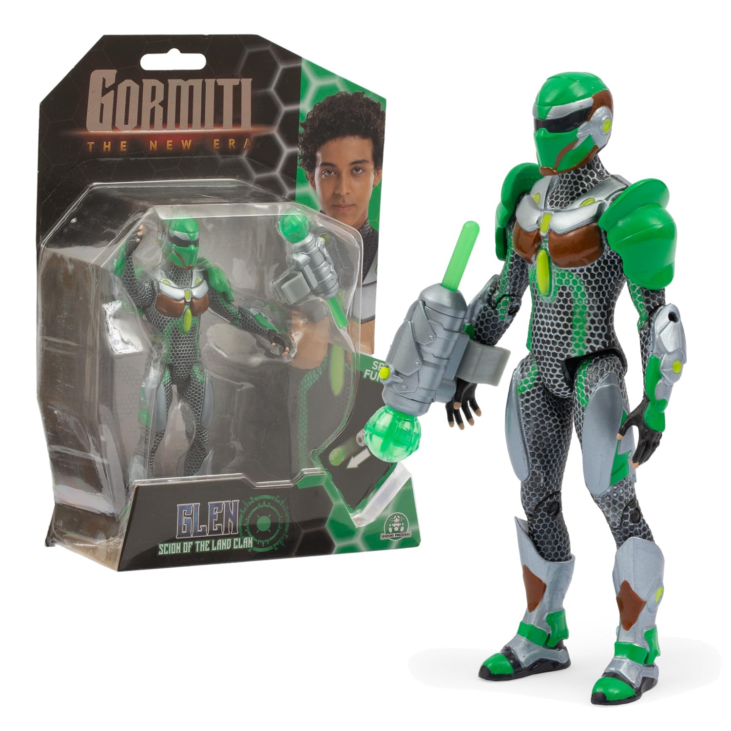 Giochi Preziosi Gormiti: The New Era - Glen Scion Of The Land Clan Action Figure 15Cm (Grv11000)