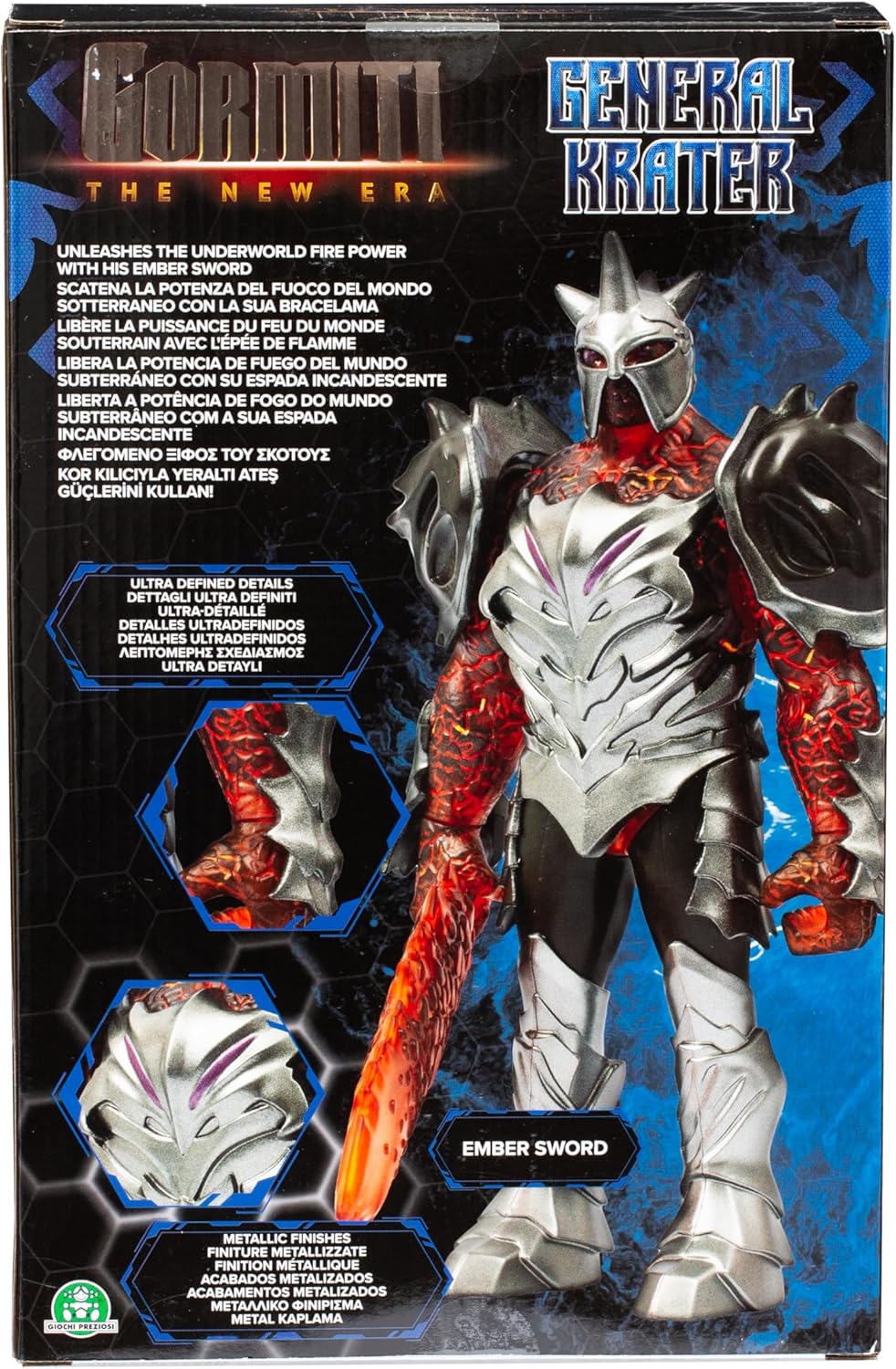 Giochi Preziosi Gormiti: The New Era - General Krater Action Figure 27Cm (Grv09301)